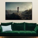 All Along The Watchtower Kanvas Tablo%100 Pamuk Çam Ahşap Çerçeve (40 * 60)