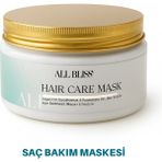 All Bliss ALL BLİSS 200 ml Argan Yağı ve Jojoba ile Dökülmeye Karşı Etkili Saç Bakım Maskesi