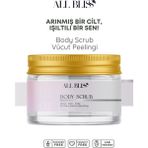 ALL BLİSS Vücut Peelingi 200 ml – Hindistan Cevizi, Deniz Tuzu ve Yeşil Çay Özlü Body Scrub