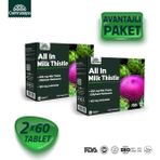 All In Milk Thistle (60 Tablet) 2'li Avantajlı Paket - Aromasız