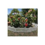 ALL PLAST Dekoratif Bahçe Çiti Beyaz 59 Cm ( 1 Adet )