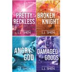 All Saints High Series 4 Books Set By L.J. Shen - Pretty Reckless, Broken Knight, Angry God, Damaged Goods