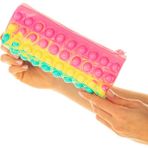 All Wear Silikon Popit Kalemlik Duyusal Eğlenceli Tasarım 18x9x4 cm Canlı Renklerle
