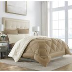 Alla Turca Çift Taraflı Lux Silikon Yorgan Çift Kişilik - 195 x 215 cm - Krem