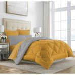 Alla Turca Çift Taraflı Lux Silikon Yorgan Çift Kişilik - 195 x 215 cm - Sarı