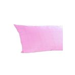 Alla Turca-Ranforce Yan Yatış Yastık Kılıfı 40x120 Cm Toz Pembe (Toz Pembe)