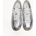 Allbucks Bershka, Retro Spor Ayakkabı Sneaker ABBRS3788 - Gümüş