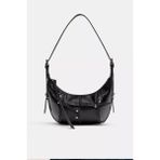 Allbucks Pull&bear Mini Zımbalı Kol Çantası ABPNB3796 - 20,6 x 24,4 x 6 - Siyah