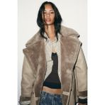 Allbucks Zara, Çift Taraflı Kaban ABZRA3783 - Boz Kahve - Gri - XS