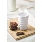 Allegra Beyaz Akrilik Bardak | 400 Ml Su, Meşrubat Kahve Yanı Sunumlar İçin | Cam Değildir | Kırılmaya Dayanıklı Tekli