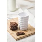 Allegra Beyaz Akrilik Bardak | 400 ml Su, Meşrubat ve Kahve Yanı Sunumlar İçin | Cam Değildir | Kırılmaya Dayanıklı Tekl