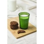 Allegra Koyu Yeşil Akrilik Bardak | 400 Ml Su, Meşrubat, Sunum Kahve Yanı İçin | Cam Değildir | Kırılmaya Dayanıklı Tekli