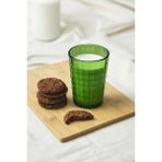 Allegra Koyu Yeşil Akrilik Bardak | 400 ml Su, Meşrubat, Sunum ve Kahve Yanı İçin | Cam Değildir | Kırılmaya Dayanıklı Tekli