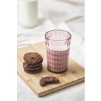Allegra Mürdüm Akrilik Bardak 6'lı Set | 400 ml | Su, Meşrubat, Sunum ve Kahve Yanı İçin | Cam Değildir | Kırılmaya Daya
