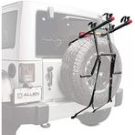 Allen Sports Deluxe 2-Bisiklet Yedek Lastik Monteli Taşıyıcı, Model 322DN, Siyah