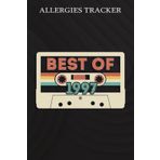 Allergies Tracker :Best Of 1997 25th Birthday Gifts Cassette Tape Vintage: Gifts for Grandma:Symptom Tracker Food Drinks Meal Journal Along With ... Book for Day Care, Home Care,Birthday Gifts