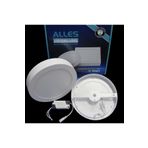 Alles 18 W Beyaz Sıva Üstü Yuvarlak Led Panel Aydınlatma