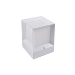 Alles 22.5 x 22.5 x 28 cm Beyaz Kasa Set Üstü Küp Bahçe Armatürü Dış Mekan Aplik