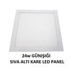 Alles 24 W Günışığı Sıva Altı Kare Led Panel Aydınlatma