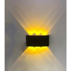 Alles Çift Yönlü 3lü Duvar Aplik Dekoratif Dış Mekan Amber LED Aydınlatma - RGB