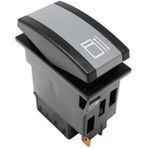 Allestock 24 V 6 Pin Ampullü Otokar Doruk Otobüs Elektrikli Perde Anahtar Düğme Rocker Switch