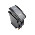 Allestock 24 V 6 Pin Ampullü Otokar Kent Otobüs Mod Seçim Anahtar Düğme Rocker Switch