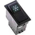 Allestock Ampullü 24V Universal Klima Düğmesi Anahtarı 2 Pin Rocker Switch Buton