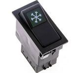 Allestock Ampullü 24V Universal Klima Düğmesi Anahtarı 2 Pin Rocker Switch