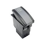Allestock Otokar Sultan 6 Pin Ampullü 24V Cam ve Ayna Rezistans Anahtar Düğme Rocker Switch