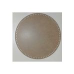 AllFayLazer 6 Adet Rattan Ahşap Tabanlık Sunumluk ve Supla Örgü Taban Plakası Yuvarlak 42 cm Ölçü
