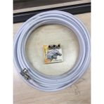 Allians 15 Metre Uydu Anten Kablosu ve 2'li Tv Splitter Seti - Ahşap - Beyaz