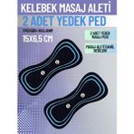 Allians 2 Adet Kelebek Masaj Aleti Yedek Pedleri, Masaj Bandı Takımı - Haki