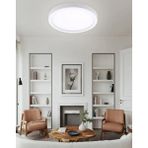 Allians 24W Metal Kasa Yuvarlak LED Armatür, 30CM, Beyaz Işık, Çok Yönlü Kullanım - Seçenek 1 - Ahşap - Beyaz