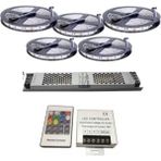 Allians 25 Metre Iç Rgb Şerit Led, Ultra Slim Trafo ve Kumanda ile 5050 Çipli - Açık Bej