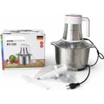 Allians 3000W 5l Blender Rondo Et Sebze Meyve Doğrayıcı Mutfak Robotu - Ahşap - Beyaz