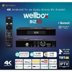 Allians 4K Android Tv Box Uydu Alıcısı, 2gb Ram, 16GB Hafıza, Eğlence Merkezi - Açık Bej