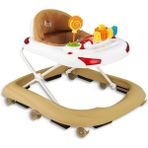 Allians Babyhope Toby Yürüteç, Güvenli ve Konforlu Yürüyüş Deneyimi - Ahşap - Ceviz
