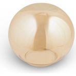 Allians Bal Rengi Cam Glop Küre Lamba Camı, 15 cm Çap, Avize ve Aplik Yedek Parça - Seçenek 1 - Altın