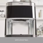 Allians Çok Fonksiyonlu Inox Gövde Airfryer 9lt + Karaca Çay Makinesi Seti - Altın - Gri
