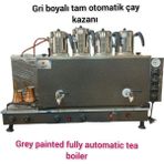 Allians Dörtli Gri Çay Kazanı Doğalgazlı Ventil Sistemli Ce Belgeli Gazmer - Altın - Gri