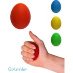 Allians El Güçlendirme ve Bilek Egzersizi Silikon Stres Topu - Altın - Turkuaz