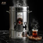Allians Elektrikli Semaver, 60 Bardak Kapasite, Pratik ve Şık Çay Otomatı