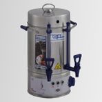 Allians Elektrikli Semaver 80 Bardak 8 Litre Çay Makinesi Otomatı Krom - Altın - Gri