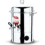 Allians Elektrikli Semaver Metal Musluk 160 Bardak, Pratik ve Şık Tasarım - Altın