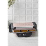 Allians Gastro Classic 6 Dilim Rosegold Izgara ve Tost Makinesi 2000W - Ahşap - Bej