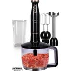 Allians Geniş Hazneli 1500W Çok Fonksiyonlu Paslanmaz Çelik Blender Seti - Ahşap