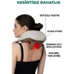 Allians Isıtmalı Şarjlı Masaj Aleti ile Rahatlatıcı Vücut Masajı - Cappuccino