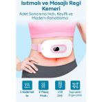 Allians Isıtmalı ve Titreşimli Regl Kemeri, Rahatlatıcı Masaj ve Destek - Cappuccino