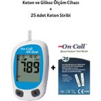 Allians Keton ve Şeker Ölçüm Cihazı + 25 Keton Stribi Seti - Seçenek 1