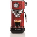 Allians Kırmızı Slim Espresso Makinesi, Şık ve Kompakt Kahve Keyfi - Altın - Gri